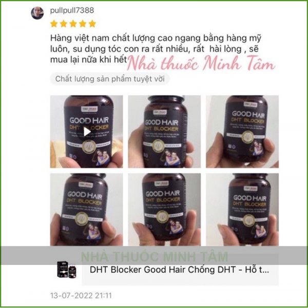 Viên uống kích thích mọc tóc GOOD HAIR DHT BLOCKER 003