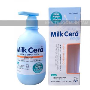 Sữa tắm gội trẻ em 2 in 1 Milk Cera 300ml Hàn Quốc An Toàn cho Trẻ Sơ Sinh 001