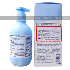 Sữa tắm gội trẻ em 2 in 1 Milk Cera 300ml Hàn Quốc An Toàn cho Trẻ Sơ Sinh 002