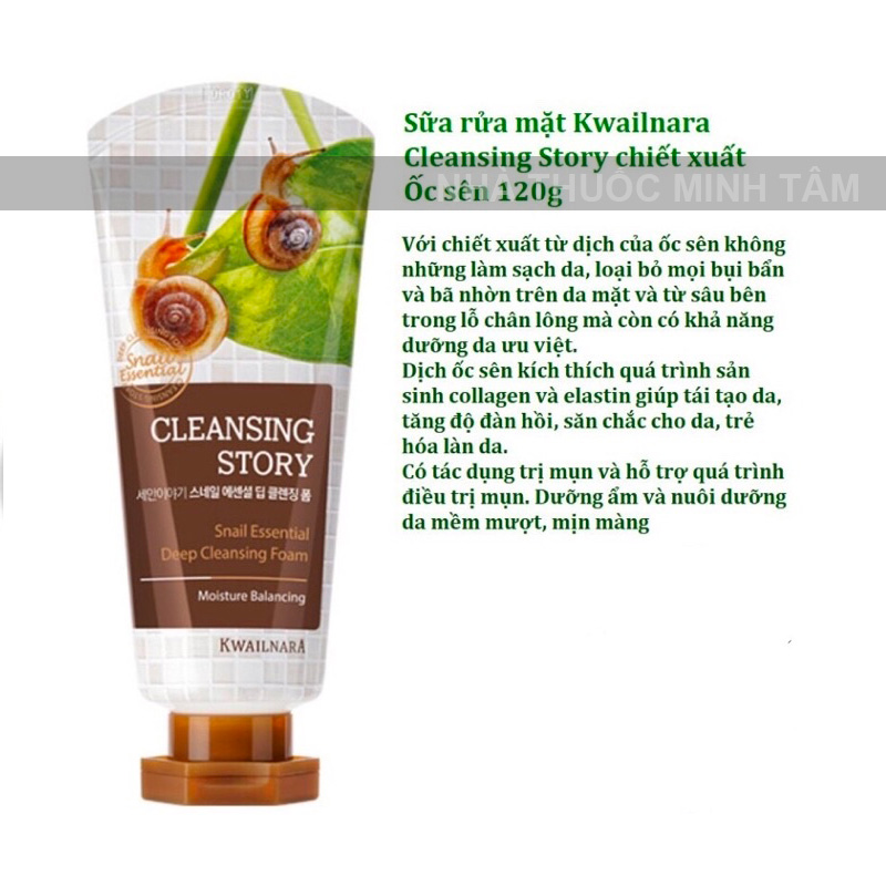 Sữa Rửa Mặt Kwailnara Cleansing Story Hàn Quốc 120g 002