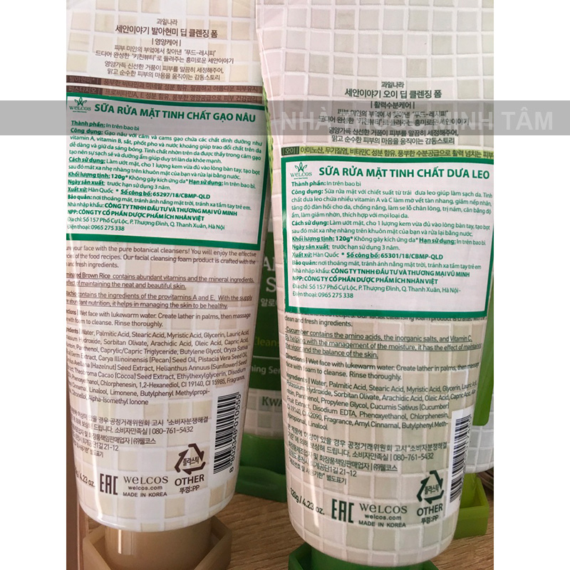 Sữa Rửa Mặt Kwailnara Cleansing Story Hàn Quốc 120g 004