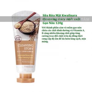 Sữa Rửa Mặt Kwailnara Cleansing Story Hàn Quốc 120g 007