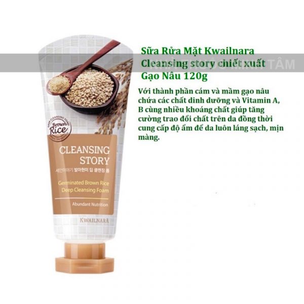 Sữa Rửa Mặt Kwailnara Cleansing Story Hàn Quốc 120g 007