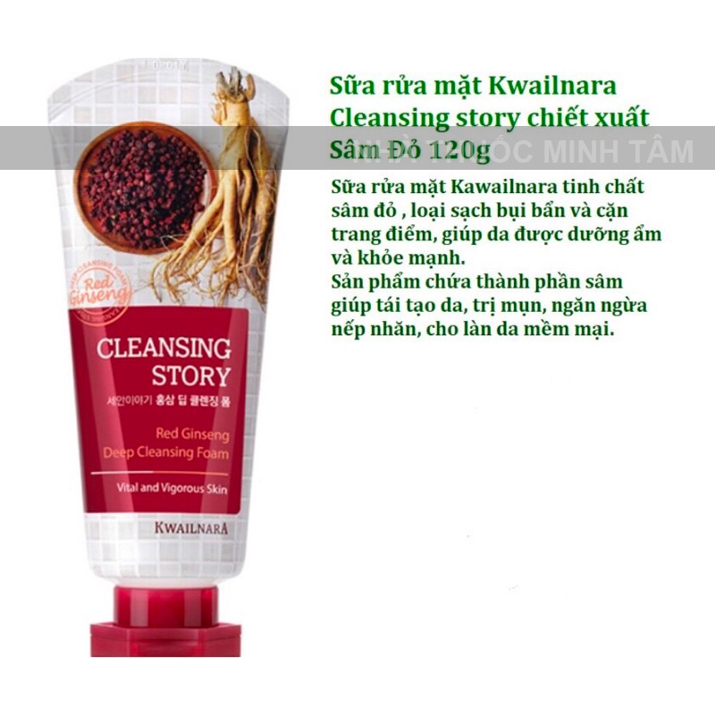 Sữa Rửa Mặt Kwailnara Cleansing Story Hàn Quốc 120g 008