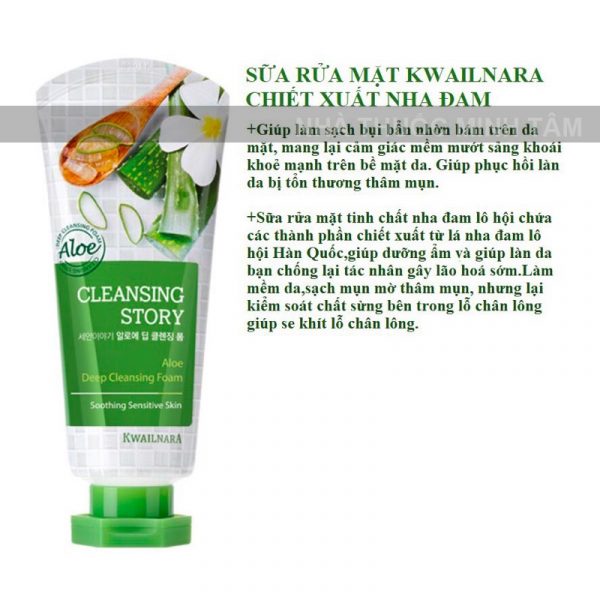 Sữa Rửa Mặt Kwailnara Cleansing Story Hàn Quốc 120g 009