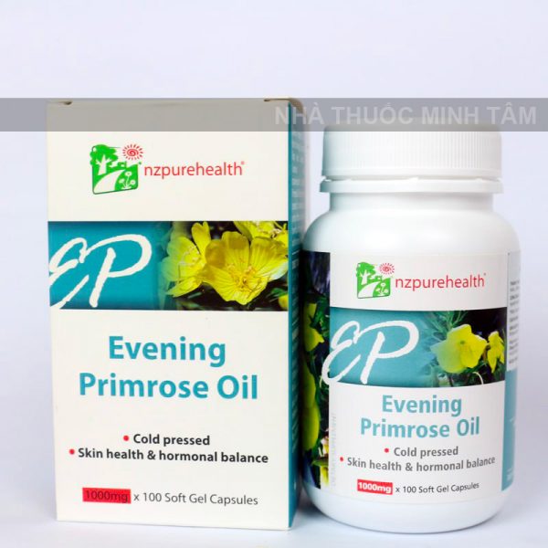 Viên uống tinh dầu hoa anh thảo Evening Primrose Oil Nzpurehealth 002